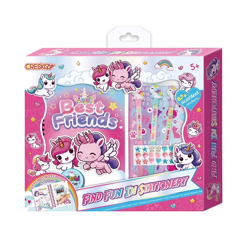 Set con diario Cresko secret message unicorn 7 pcs 2/24 