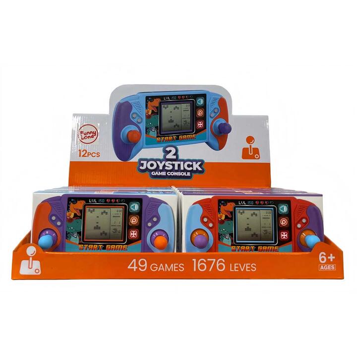 Mini consola video games 2 joysticks 49 juegos en D Box 12/168