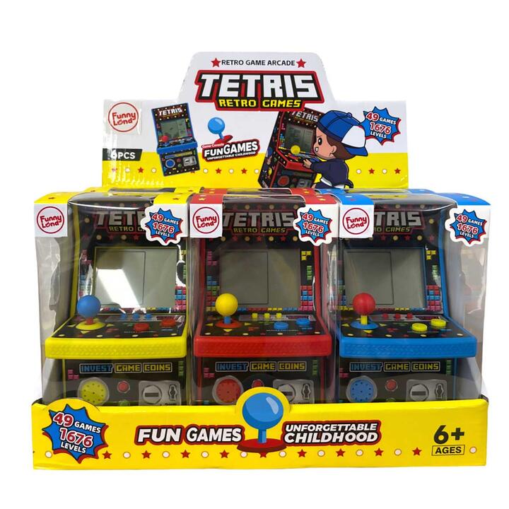 Mini arcade retro games Tetris 49 juegos en D Box  6/96