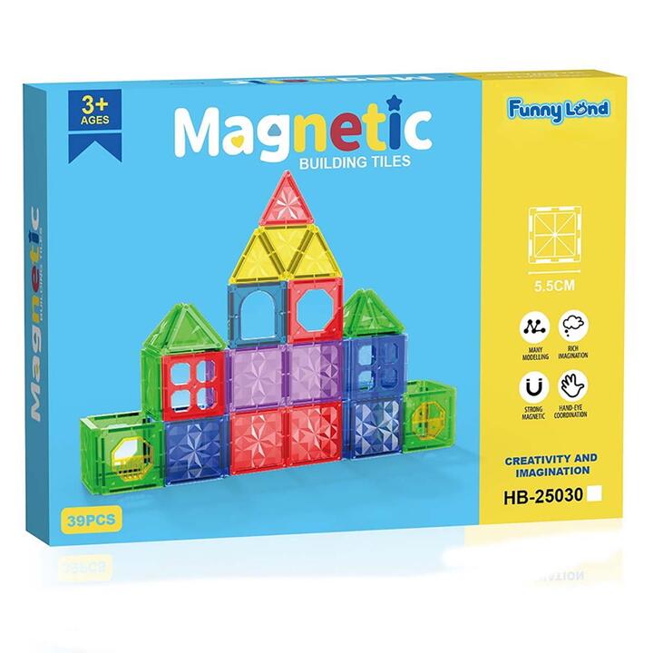 Juego bloques magneticos 39 pcs 1/36