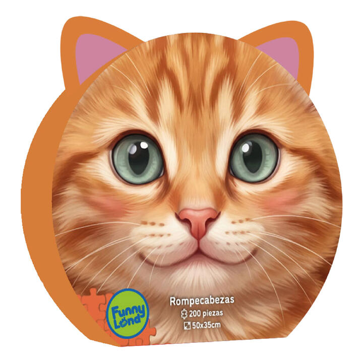 Rompecabezas Orange Cat 200 pcs 2/20