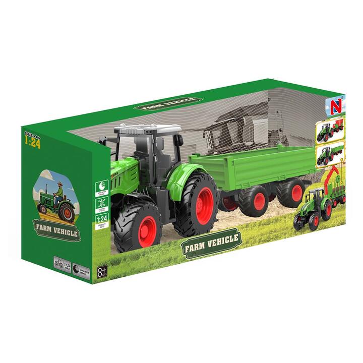Tractor  agrícola 1:24  radio control   1/24