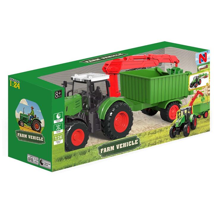 Tractor  agrícola 1:24  radio control   1/24