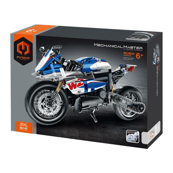 IM master moto para armar de bloques 542 pz.  1/18
