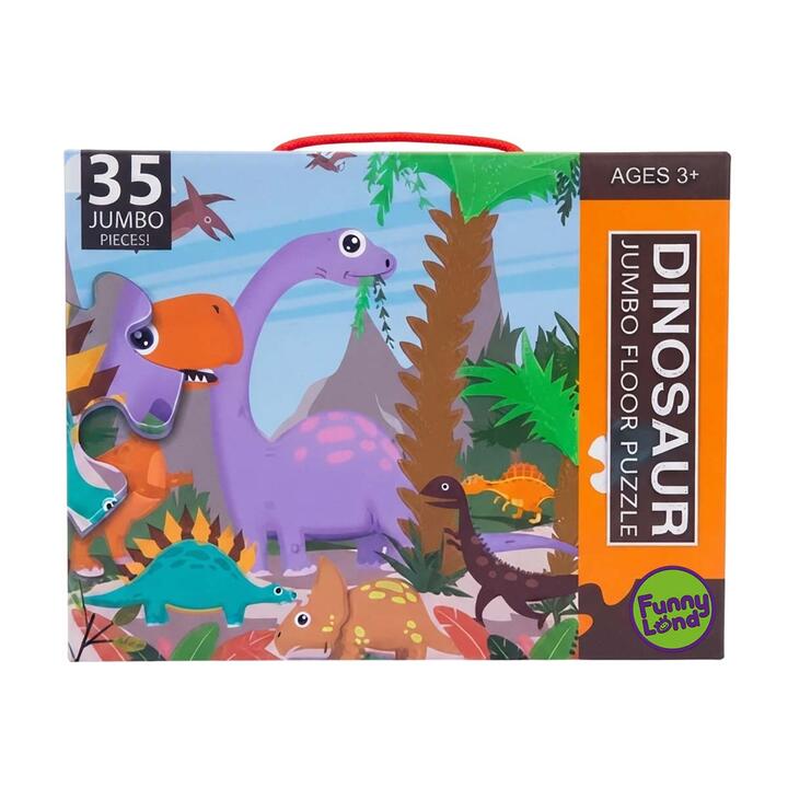 Rompecabezas Puzzle Infantiles dinosaurio 35 piezas 60x44 cm 2-24,