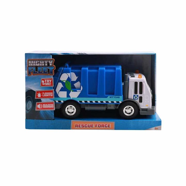 Auto de residuos de juguete con luz y sonido Mighty Fleet 2.4,