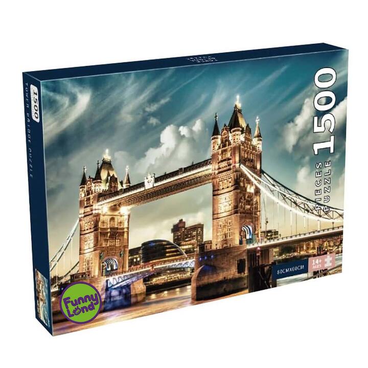 Rompecabeza 1500  piezas London Tower Bridge 80x60cm  2-18