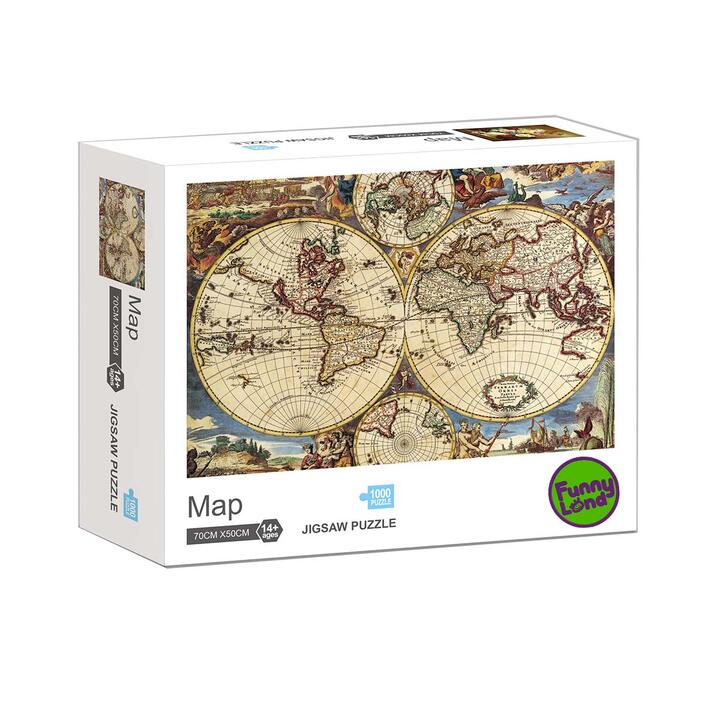 Rompecabezas 1000 pcs Map 70x50cm 2/48