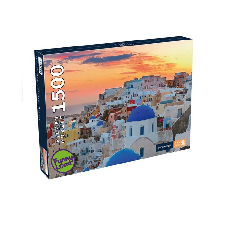 Rompecabezas 1500 pcs Santorini 80x60cm 2/36