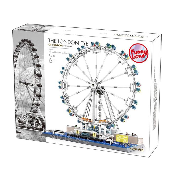 Puzzle 3D London Eye- London,England 1528pcs 1/3