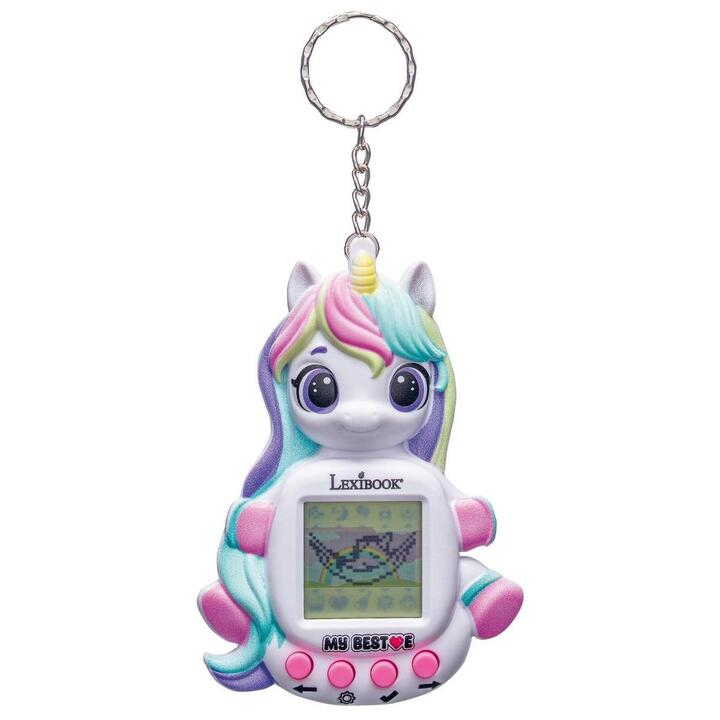 Consola My Best-E Gigapets Unicorn con pantalla LCD y llavero 1/24