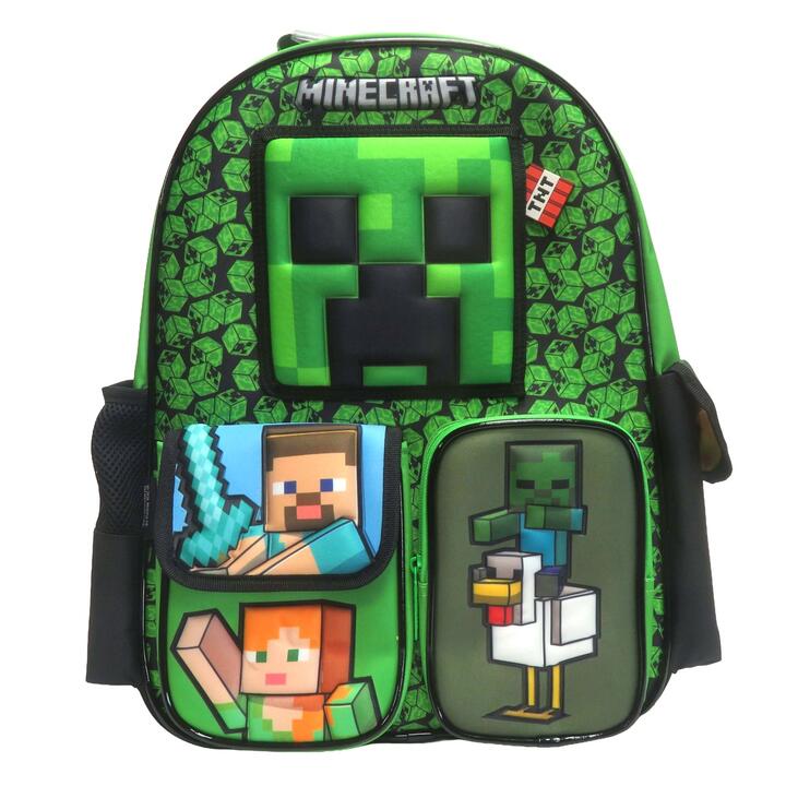 Mochila espalda Minecraft 18" 3/24 